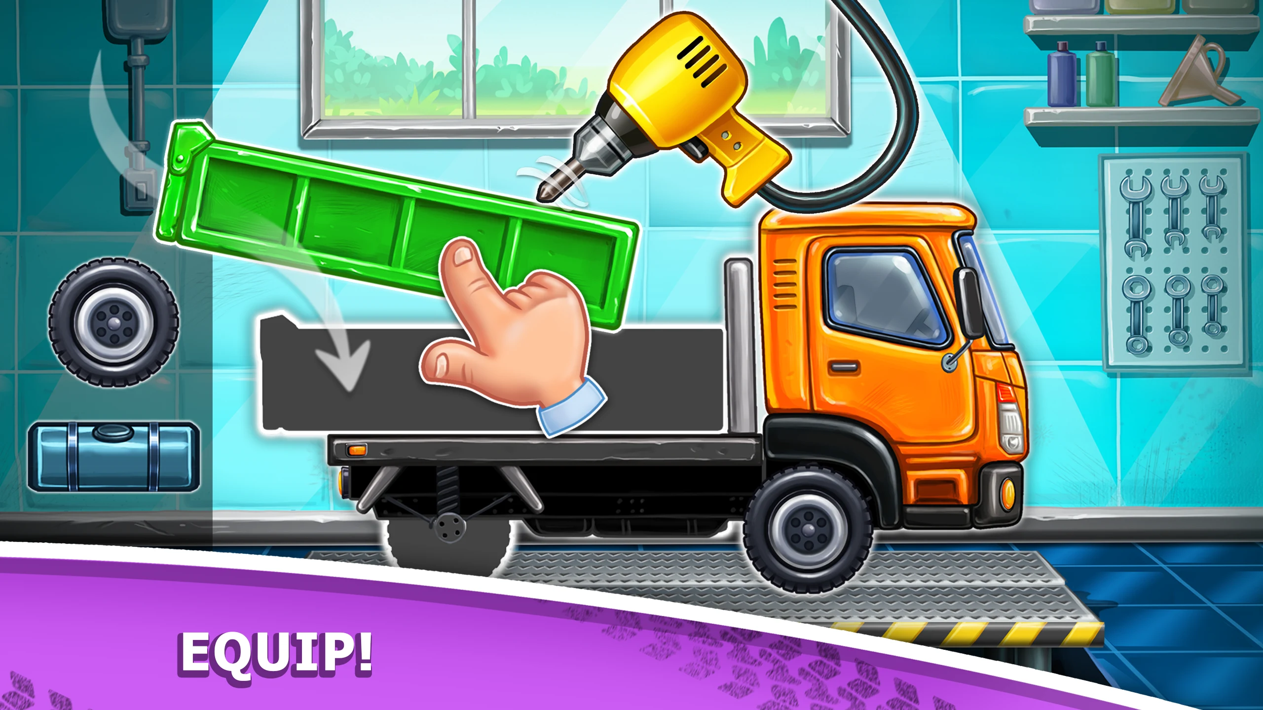 Truck games - build a house screenshot