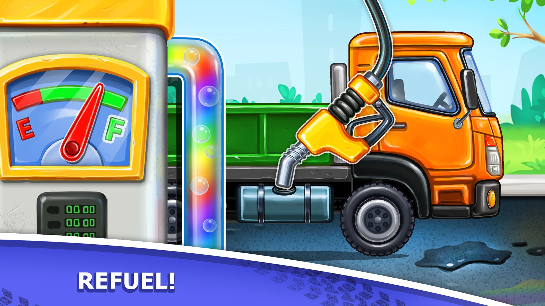 Truck games - build a house screenshot