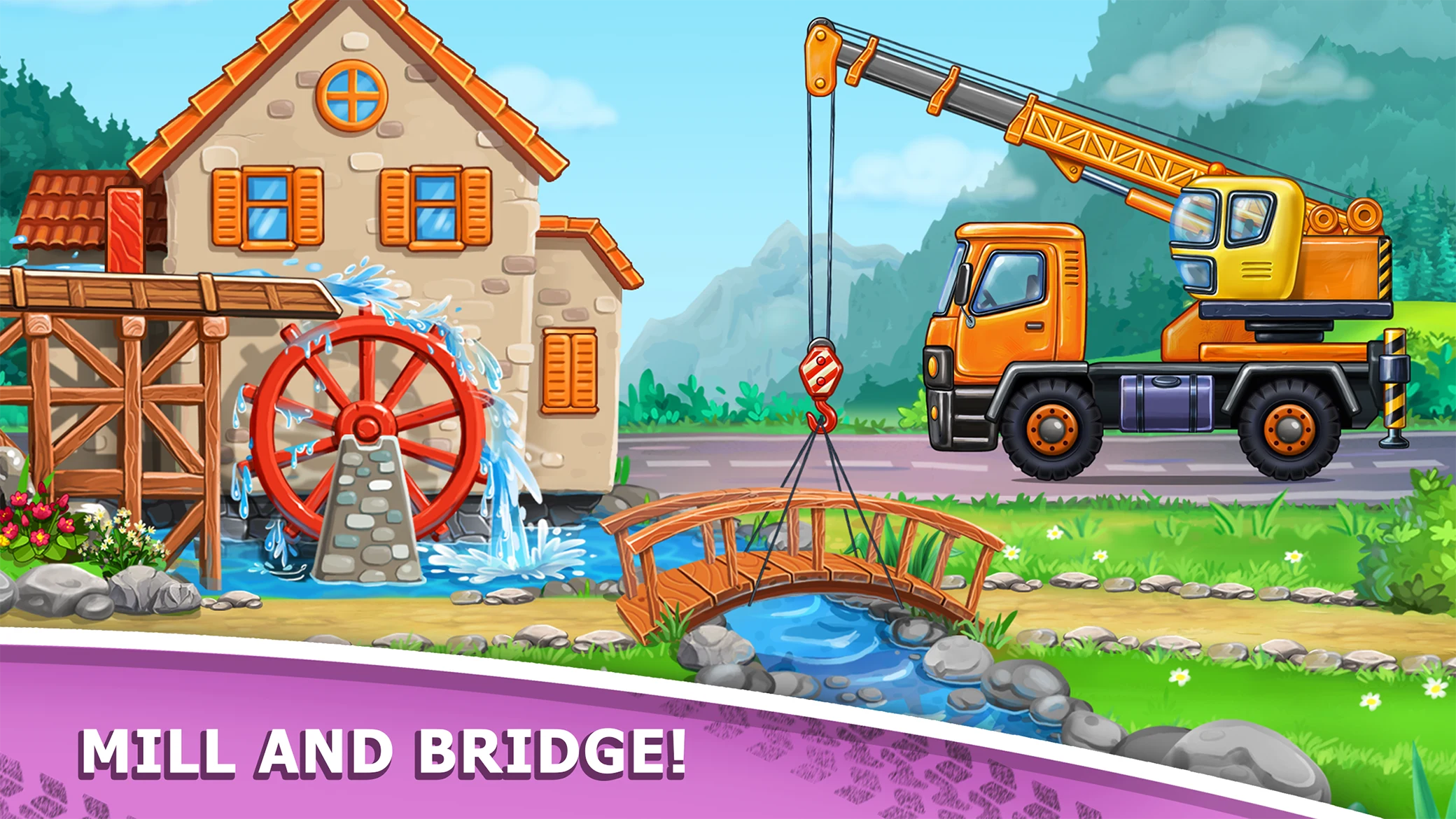 Truck games - build a house screenshot