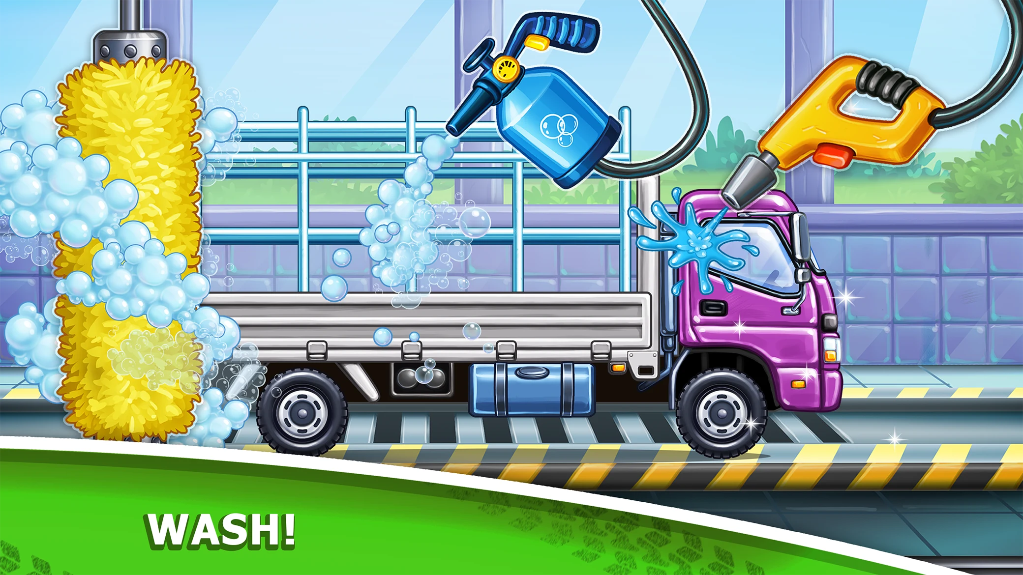 Truck games - build a house screenshot