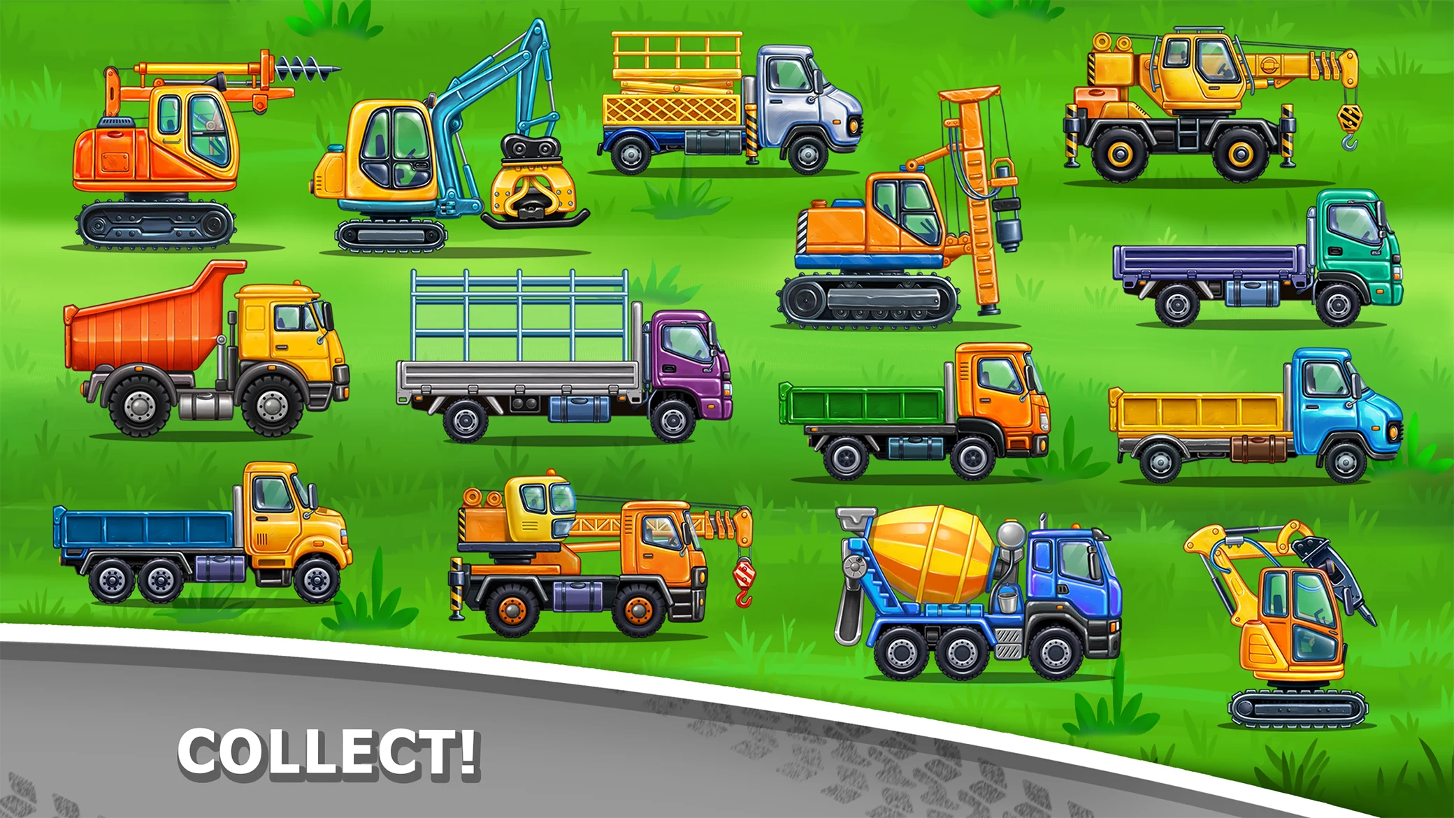 Truck games - build a house screenshot